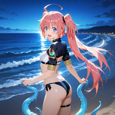 Milim Nava Tentacles - That Time I Got Reincarnated as a Slime - AI Generated