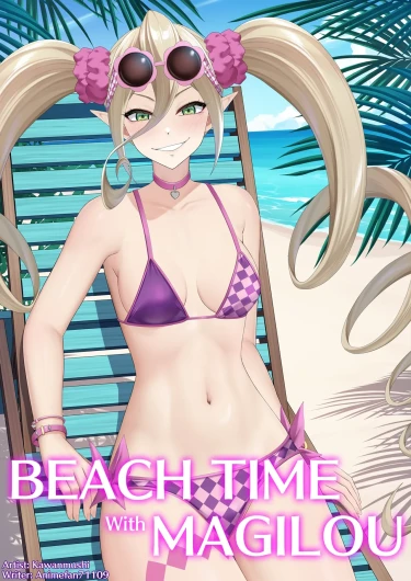 Beach time with Magilou