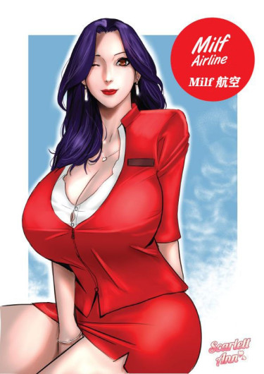 【淫乱的空姐妈妈】[Scarlett Ann]  Milf Airline 辣妈航空 1