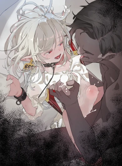 Toraware no Kyūketsuki Elika Chō〇 Chikubi-zeme & Kairaku-ochi 【Manga 4p・Irasuto 1-mai + Sabun・Dezain Rafu】